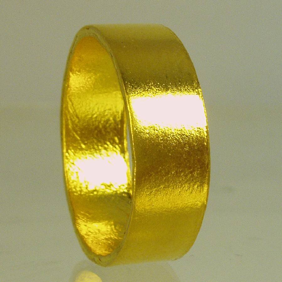 טבעת זהב טהור 5.8 ממ