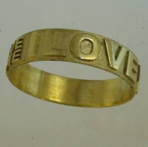 טבעת נישואין לגבר מזהב לבן